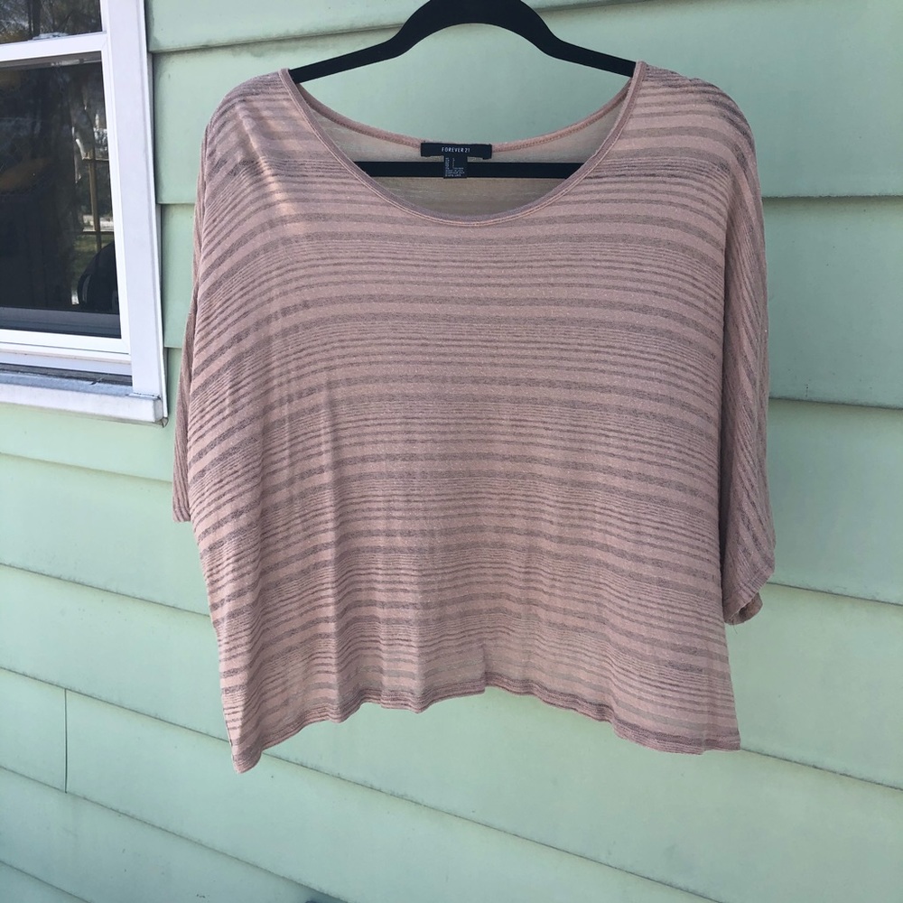 Tan/Cream blouse